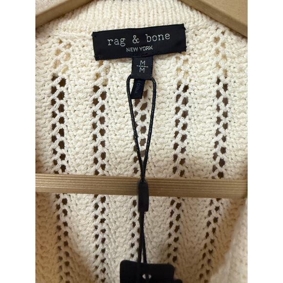 Rag & Bone Adrienne Cotton Cardigan Women's Size M - Picture 7 of 11